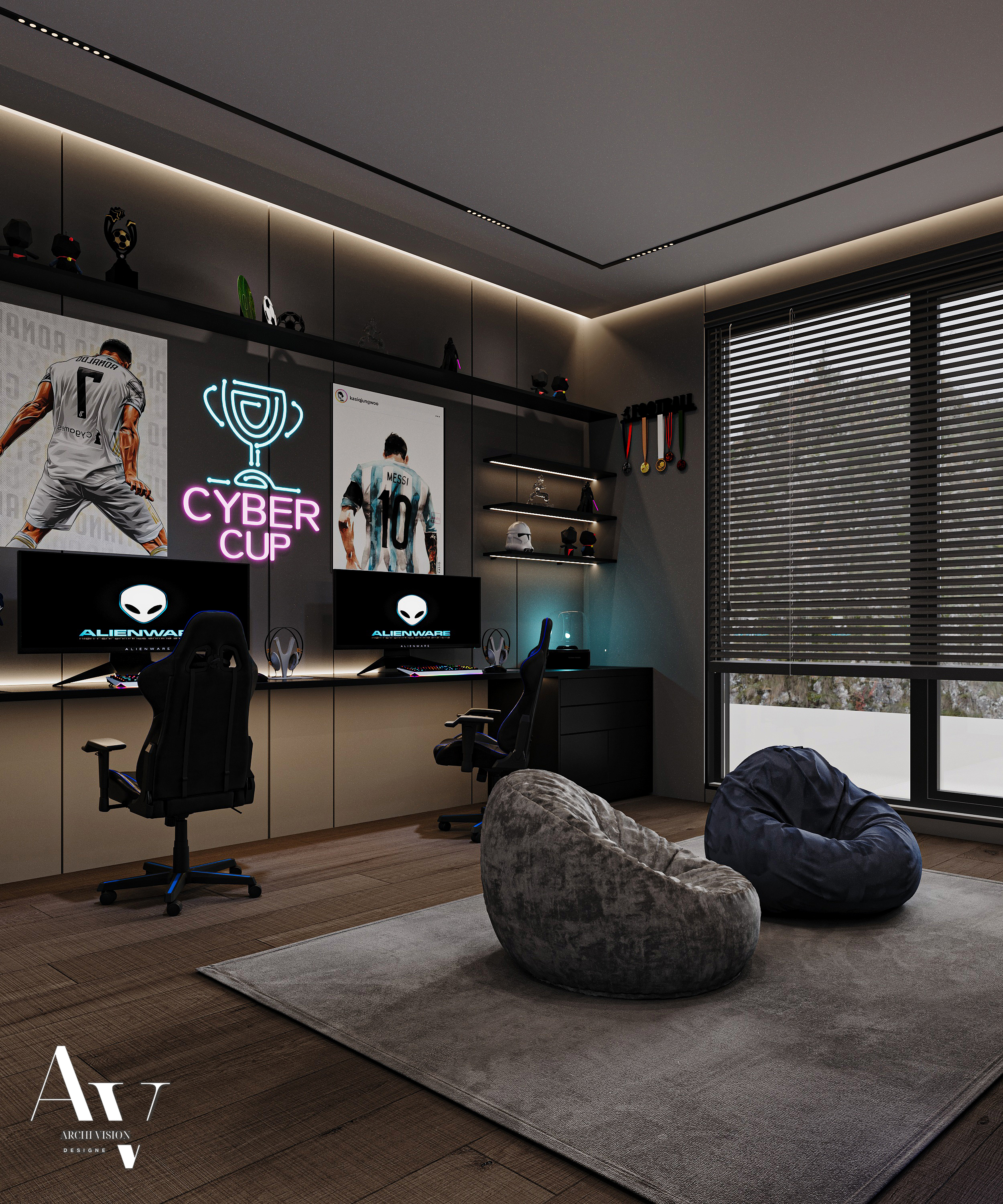 电竞房丨卡塔尔丨archivision studio-10