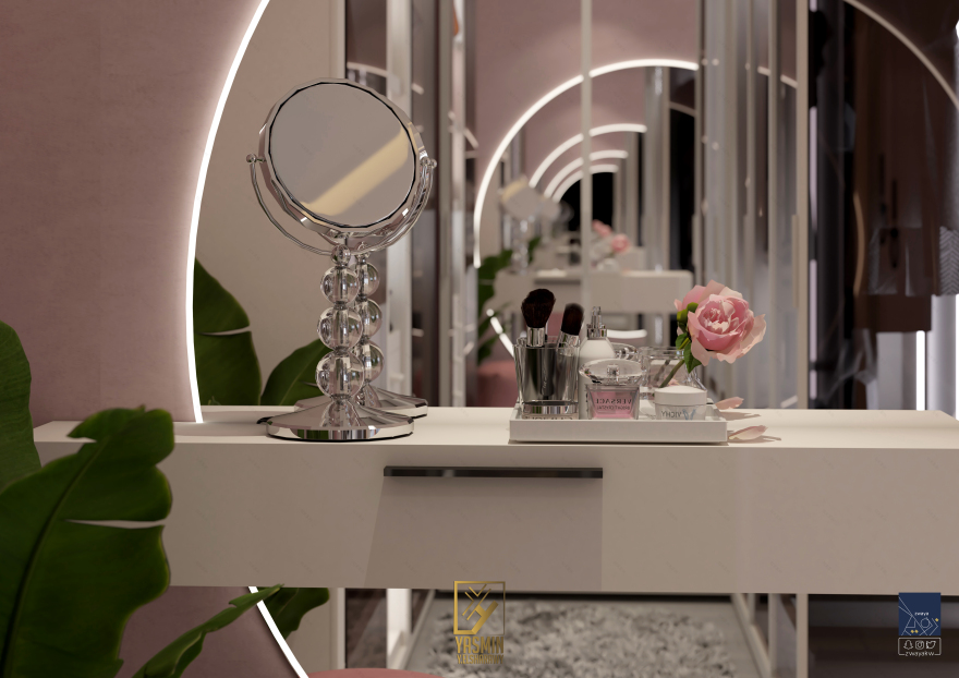 粉色女孩卧室-17