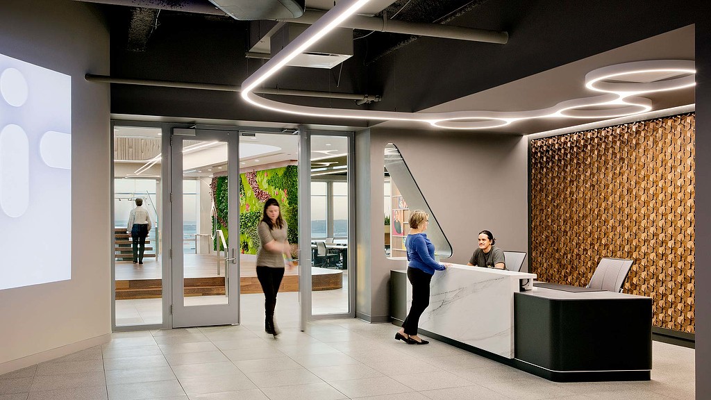 女性健康公司 Organon 总部,优雅、女性化的室内设计-2