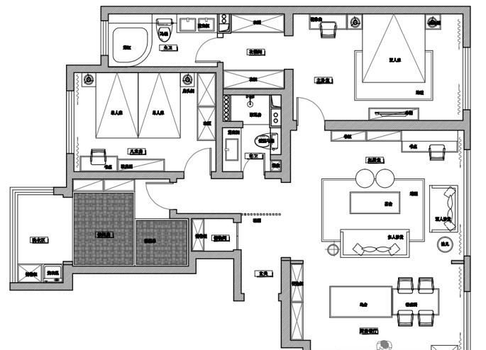 多功能空间设计,打造低调内敛家居风格-6