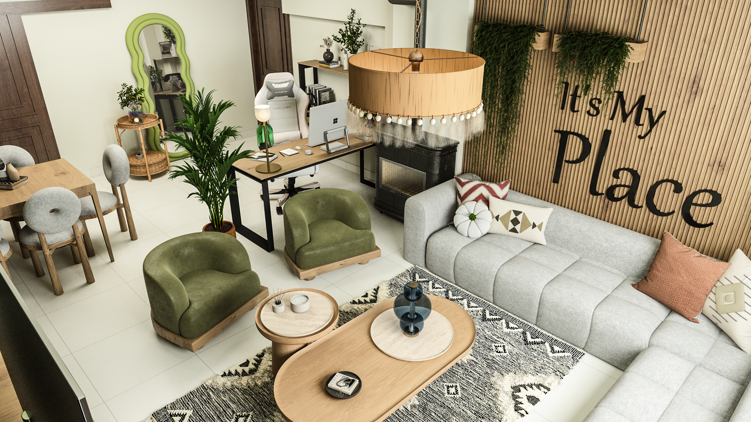 Nordic Style Living（北欧风格生活空间）丨叙利亚大马士革丨Amer Bazna Designs-8