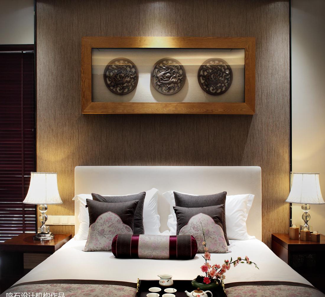 鸣石设计机构丨别墅丨鸣石(国际)设计机构(新中式)-14