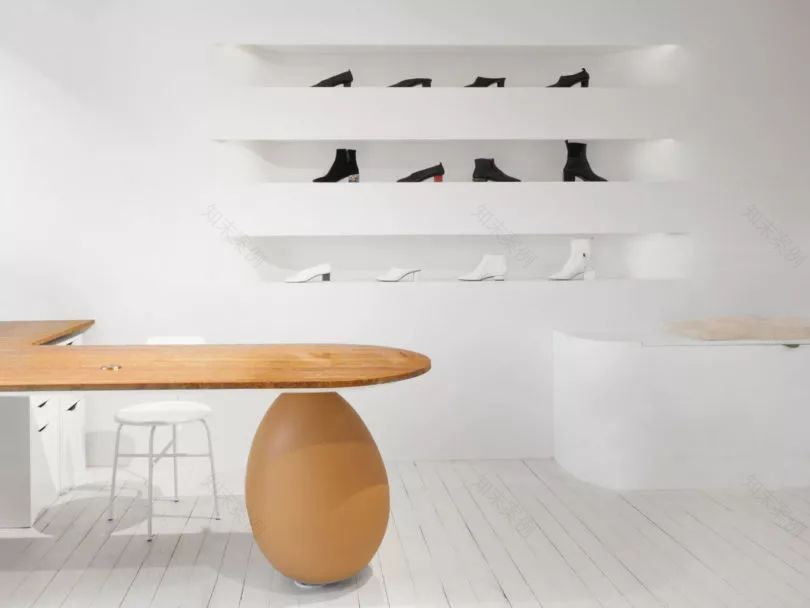 纽约 Gray Matters 鞋履品牌复合空间设计-8