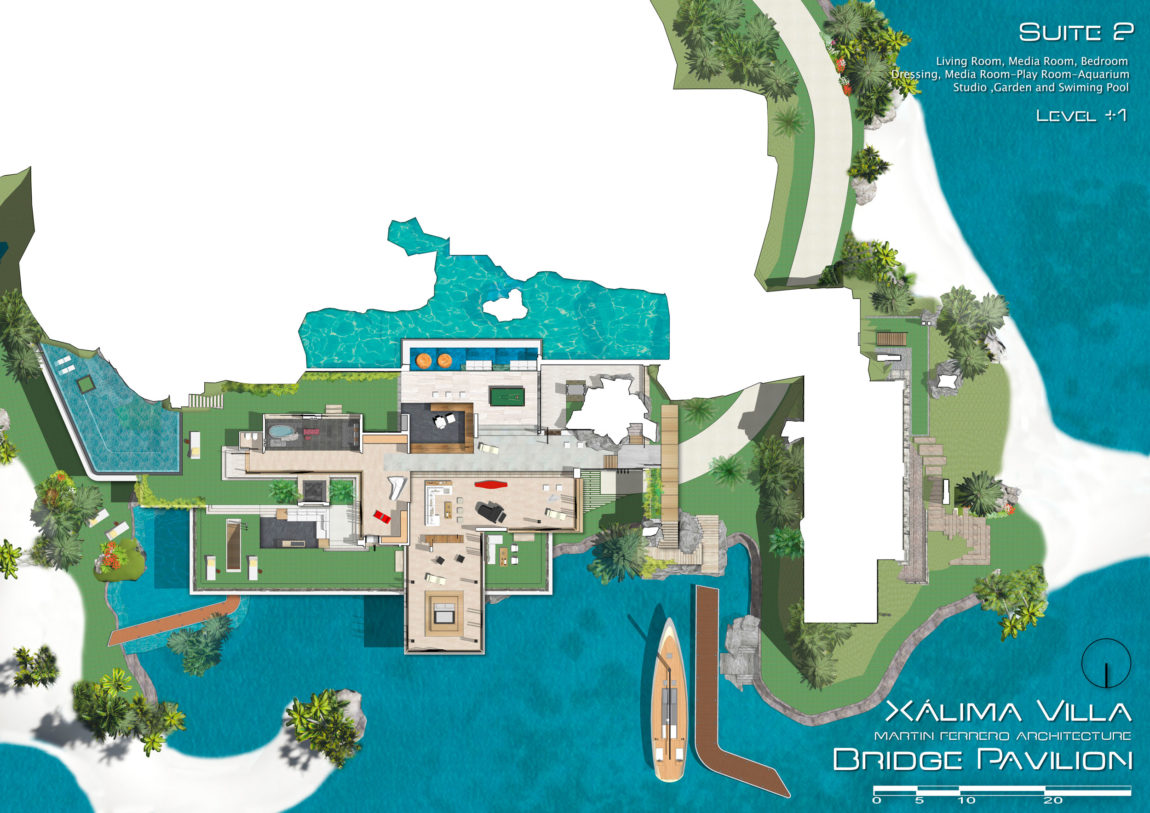 墨西哥尤卡坦半岛上的自然与现代共生之家-61