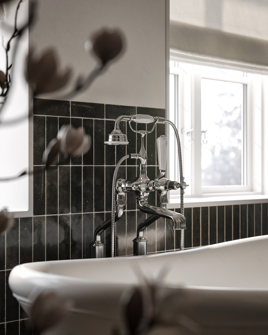 Softly Classic,Naturally Modern浴室设计丨mitter studio-8