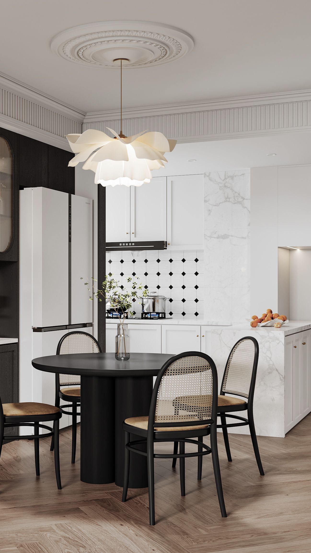 法式复古风平层设计-2