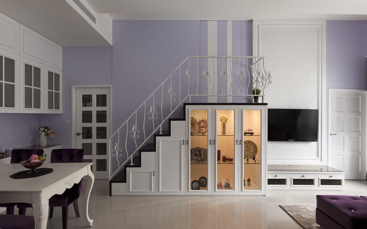 23 坪紫色浪漫屋，空间利用与风水改造的完美结合-6