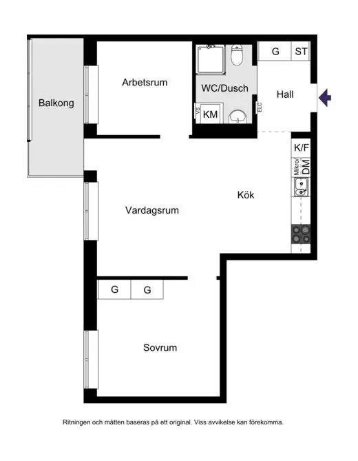 瑞典 59m2 公寓的 Japandi 风格设计-19