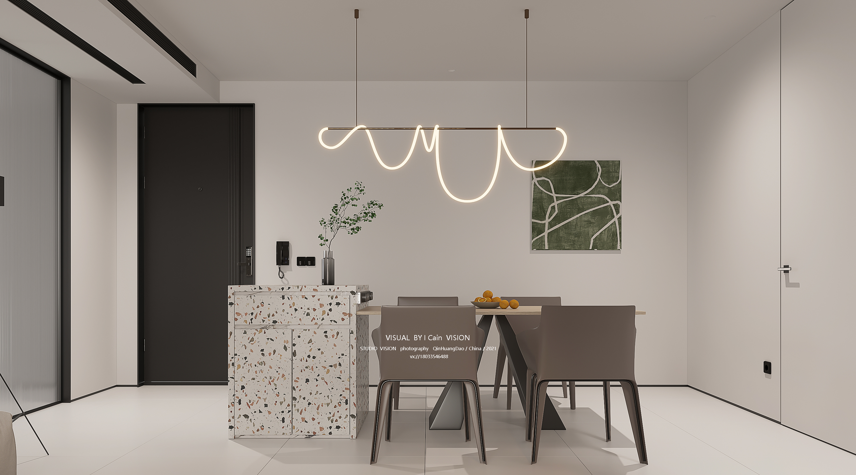 现代极简小户型空间设计丨INITIALSTUDIO-4