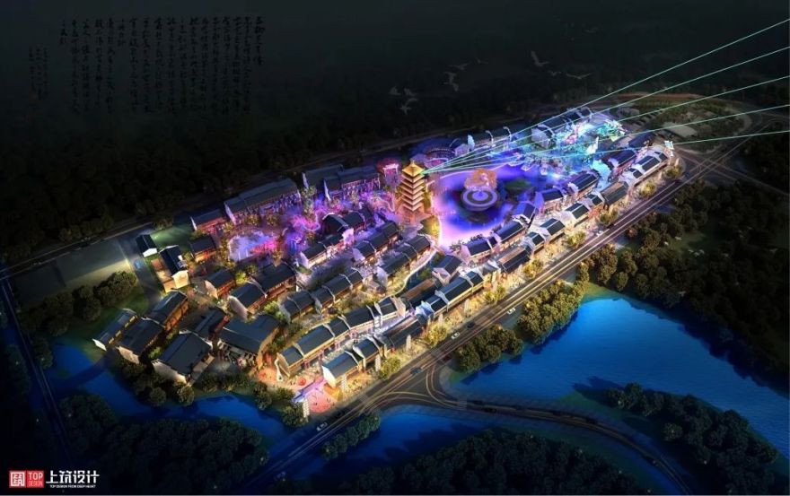 庐山西海柘林老镇美食文创园丨中国九江丨上筑国际照明设计(深圳)有限公司-3