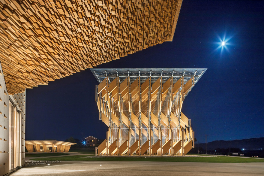 GREENable HIRUZEN 骑行中心和展亭丨日本丨隈研吾-19