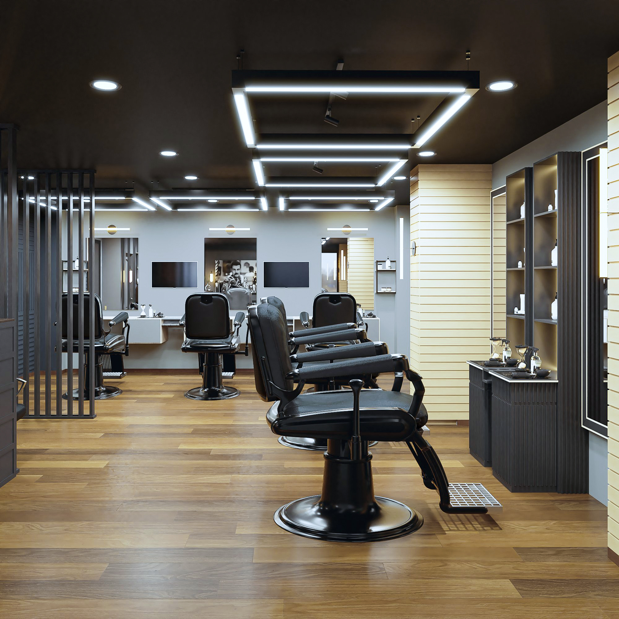 ROYAL BARBERIA STUDIO（皇家理发店工作室）丨Akroarquitectura工作室-12