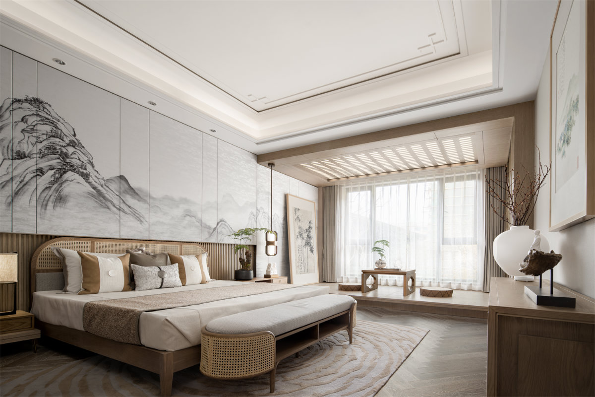 中交建发松雅院下叠样板间丨中国长沙丨元禾大千（软装）,深圳盘石设计有限公司（硬装）-9