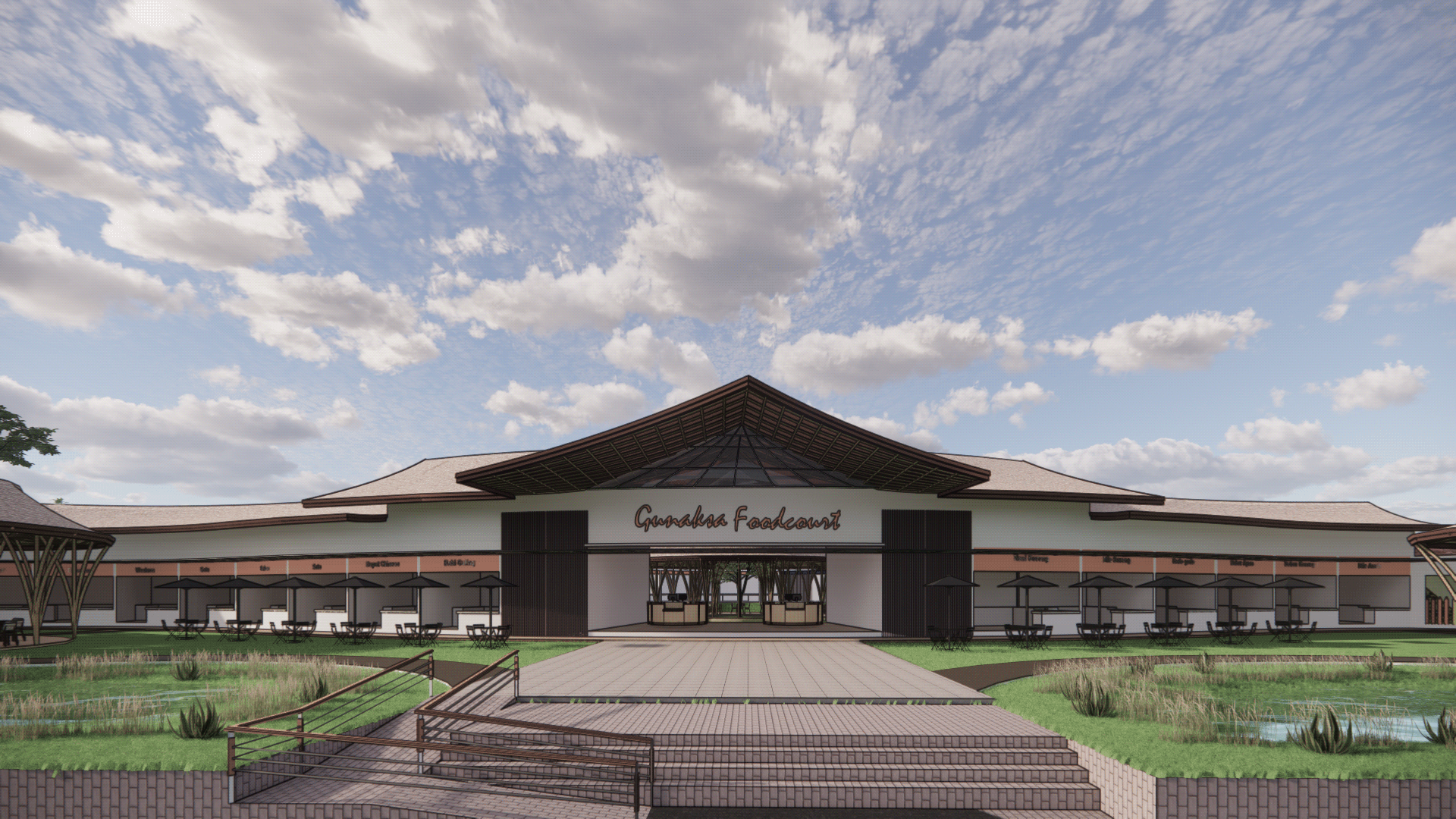 Gunaksa Foodcourt - Architectural Design Studio 6-2