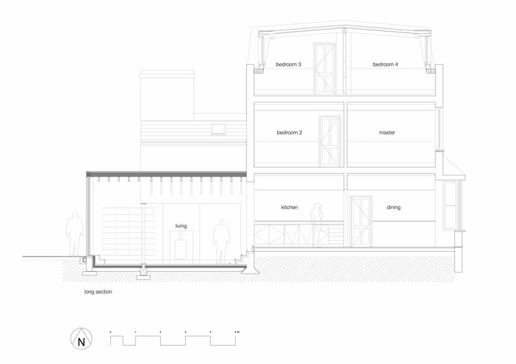 伦敦北区“蝴蝶屋顶”现代住宅设计-25