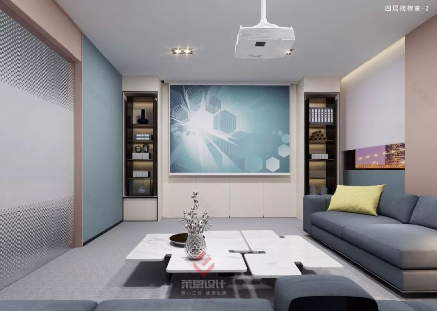 梦幻粉蓝,上海医疗美容医院设计诠释女性美-58