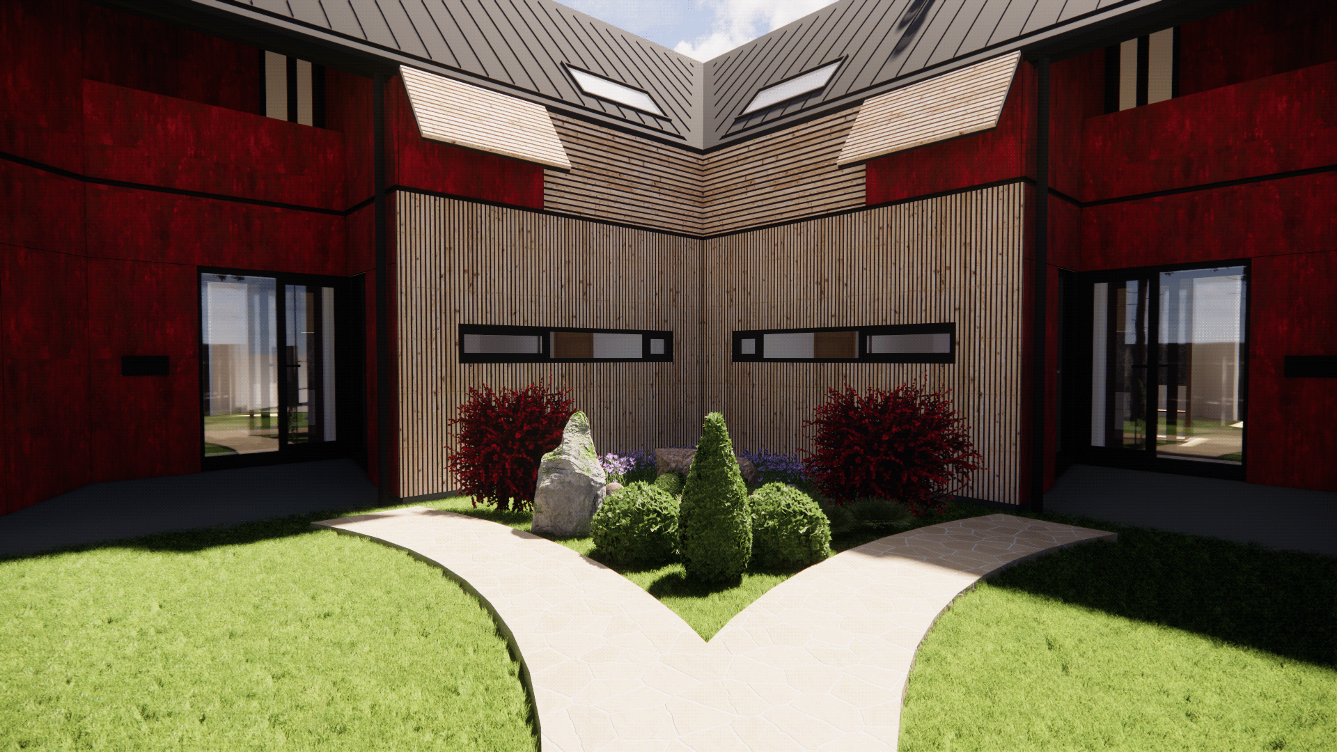 地块景观设计（适用于大家庭）-0