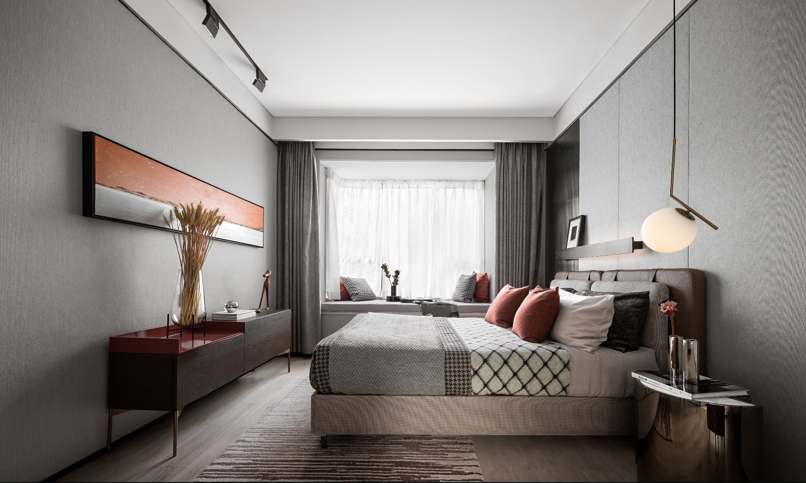 121㎡与97㎡低奢风样板间,摩登大方又不失浪漫! INNEST意巢设计-39