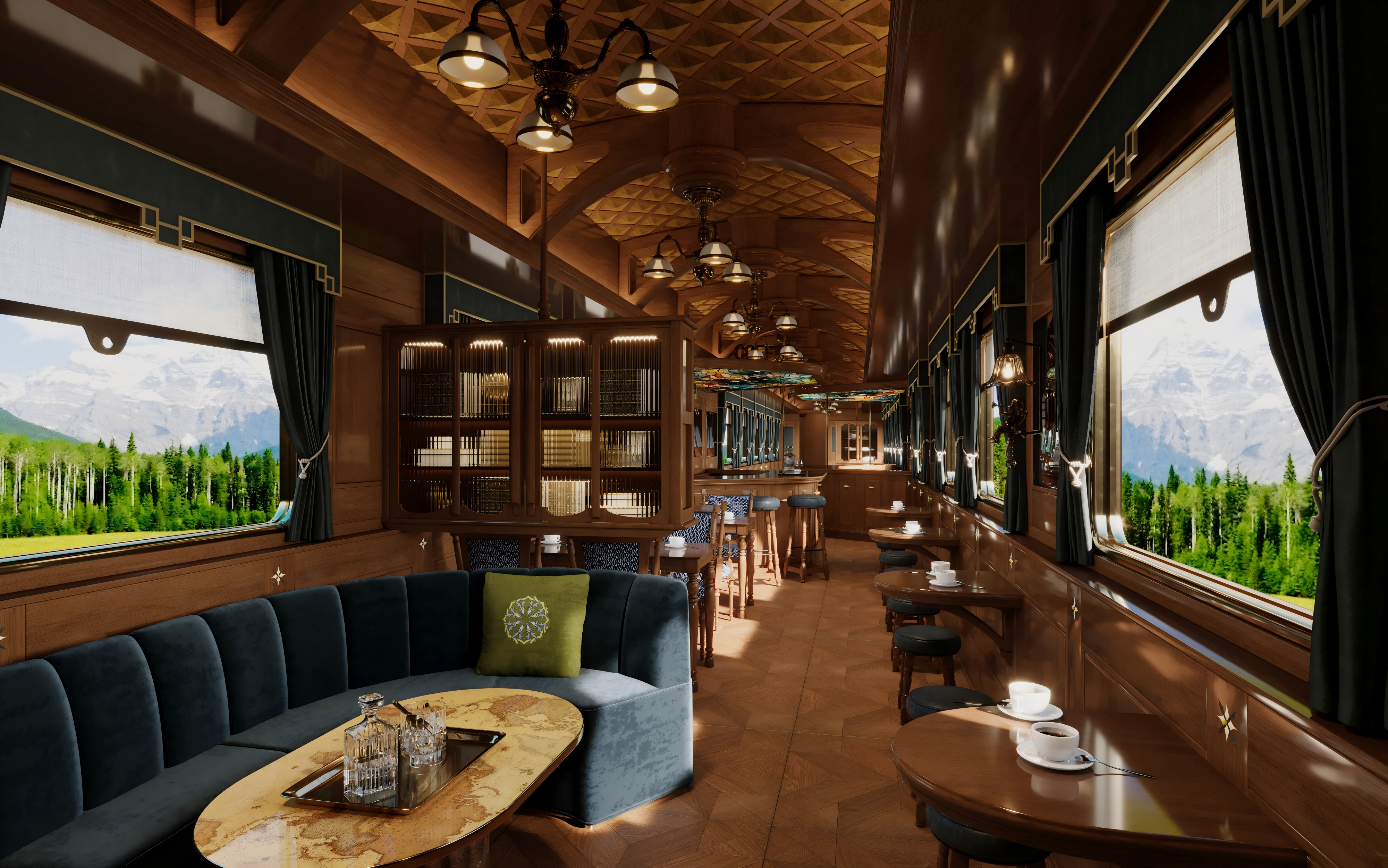 度假火车酒店设计-0