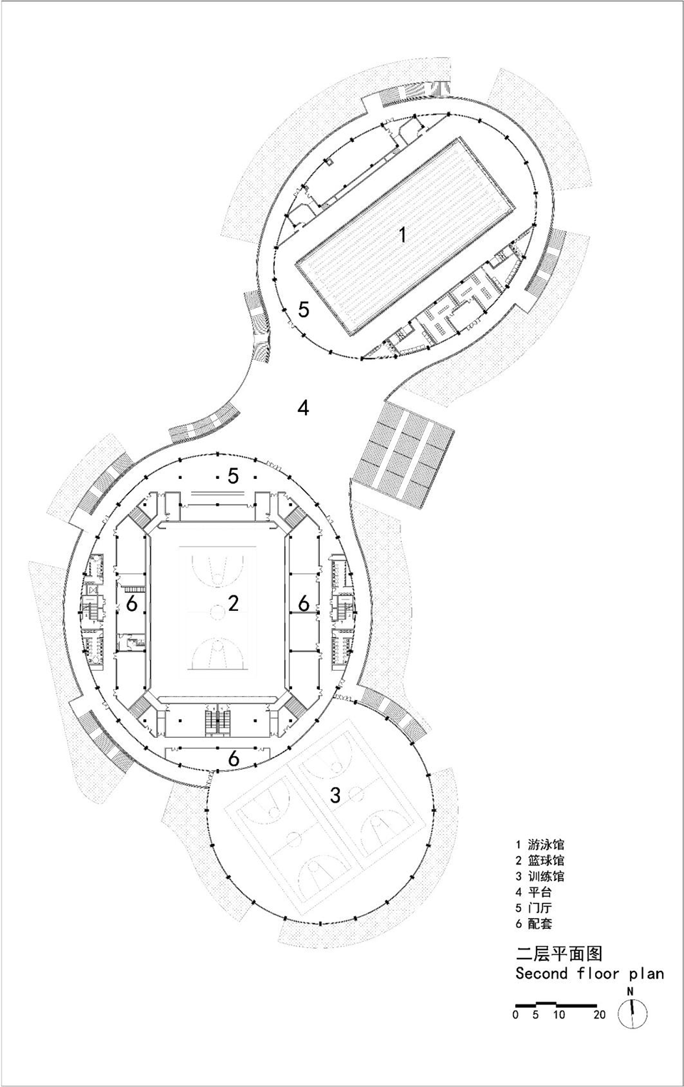 浙江师范大学行知学院综合体育中心丨中国浙江丨中国联合工程有限公司-111