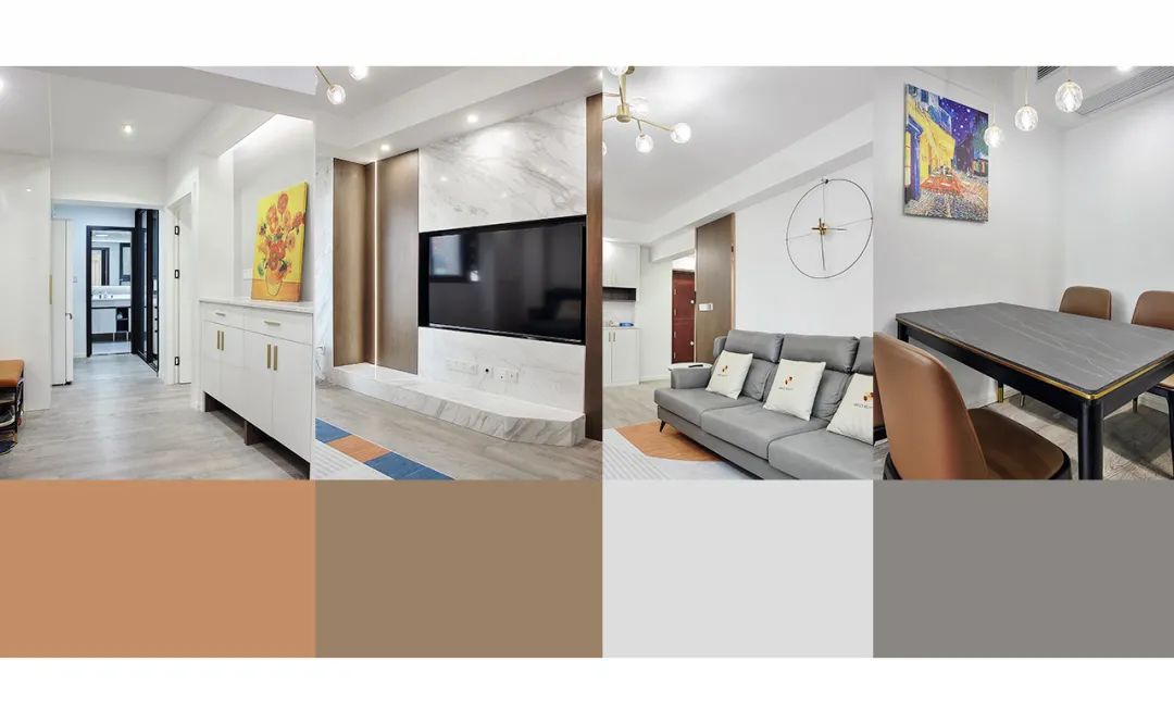 境远装饰 | 90㎡北欧轻奢婚房,冷色都市风设计-20