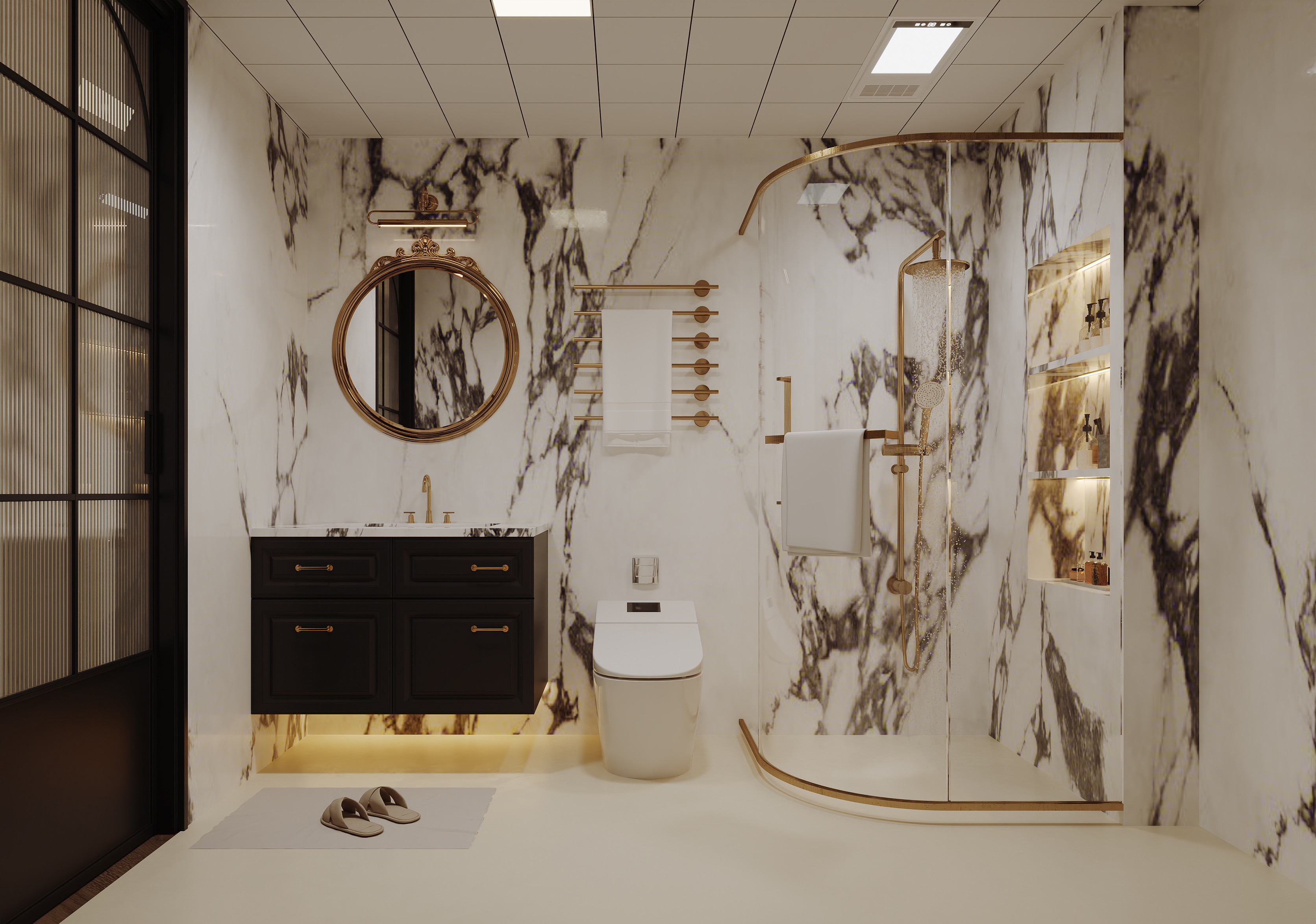 法式中古风住宅设计-6