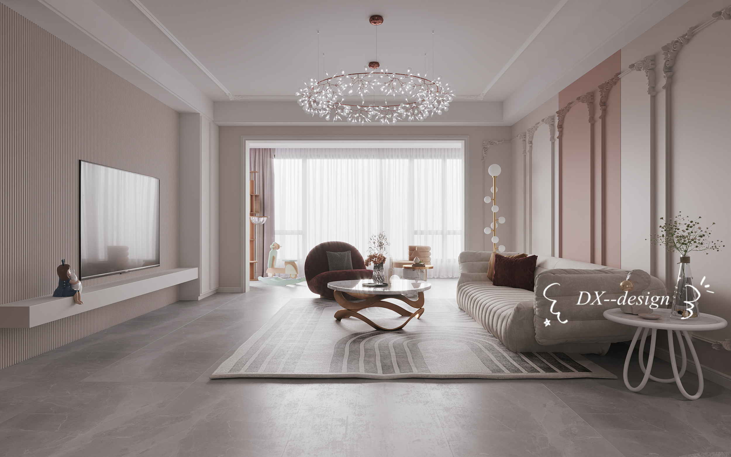 法式轻奢浪漫室内设计-3