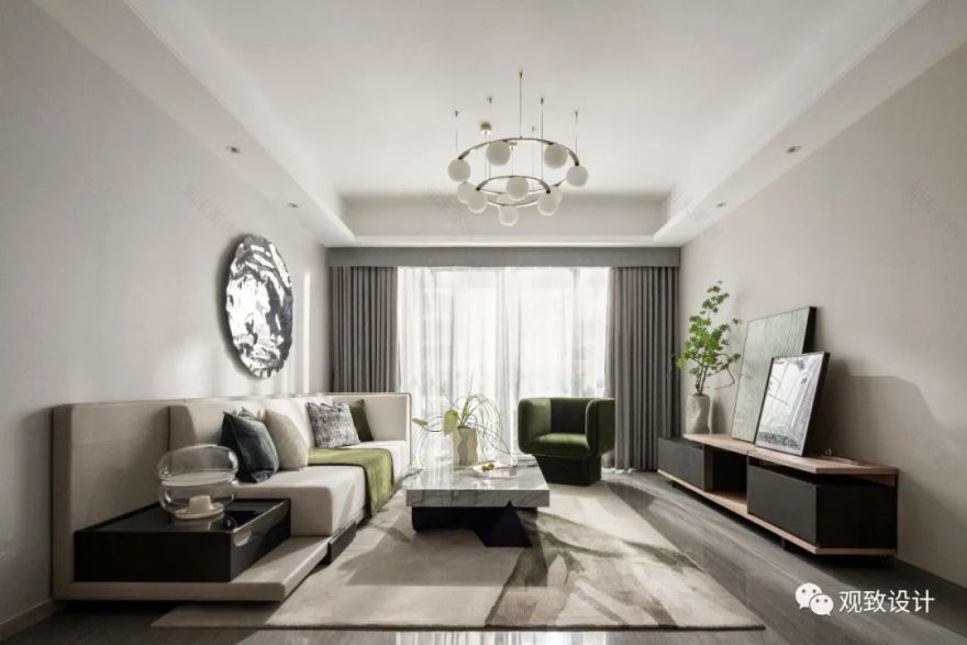 观致设计 | 中山映月台样板间:山水雅韵,淡墨写意-74