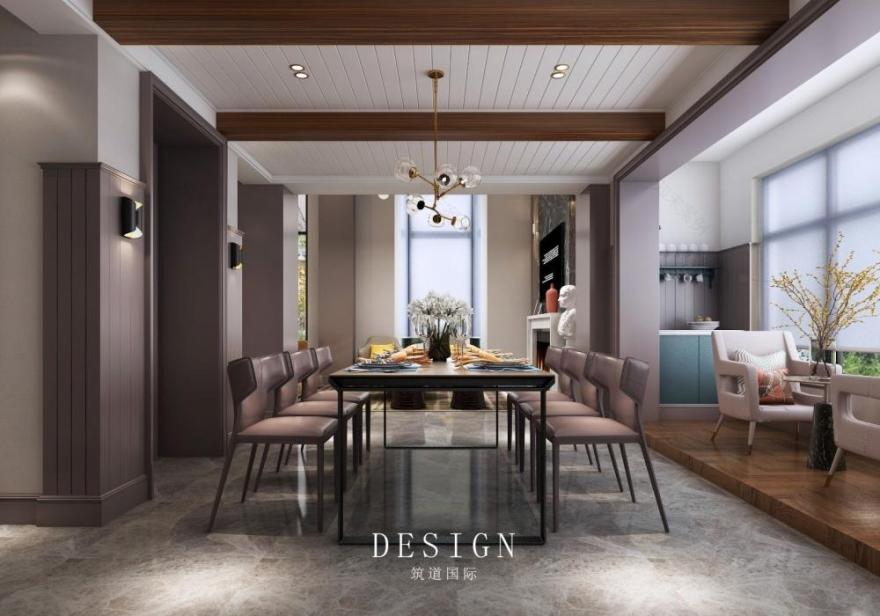 筑道设计 | 美式轻奢演绎,温馨奢华空间-3