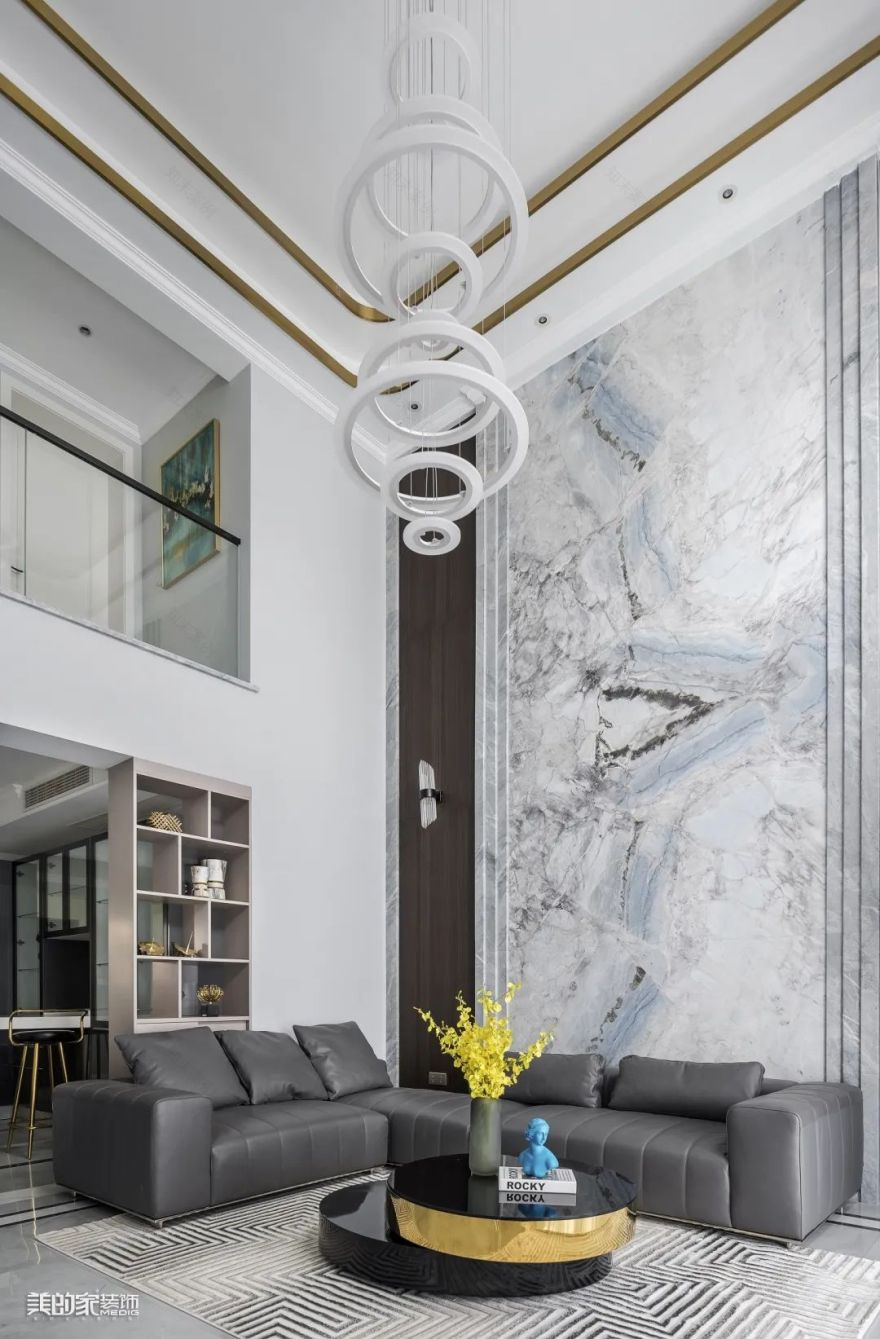 春森彼岸 260㎡现代轻奢风,演绎江景房的舒适与雅致-23