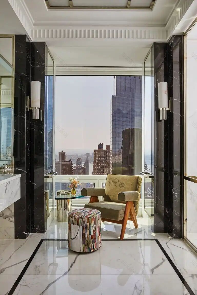 600㎡曼哈顿艺术寓所:转角邂逅无尽惊喜-16