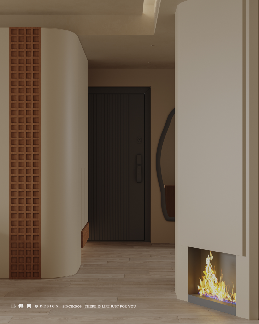 得间设计丨107㎡中古风二人世界，于平凡生活中拿捏住电影里的高级感-18