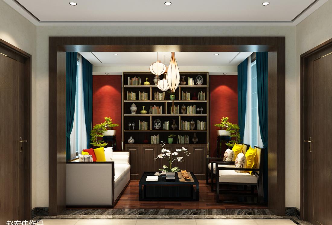 
北塘古镇盛园-新中式别墅設計 -2