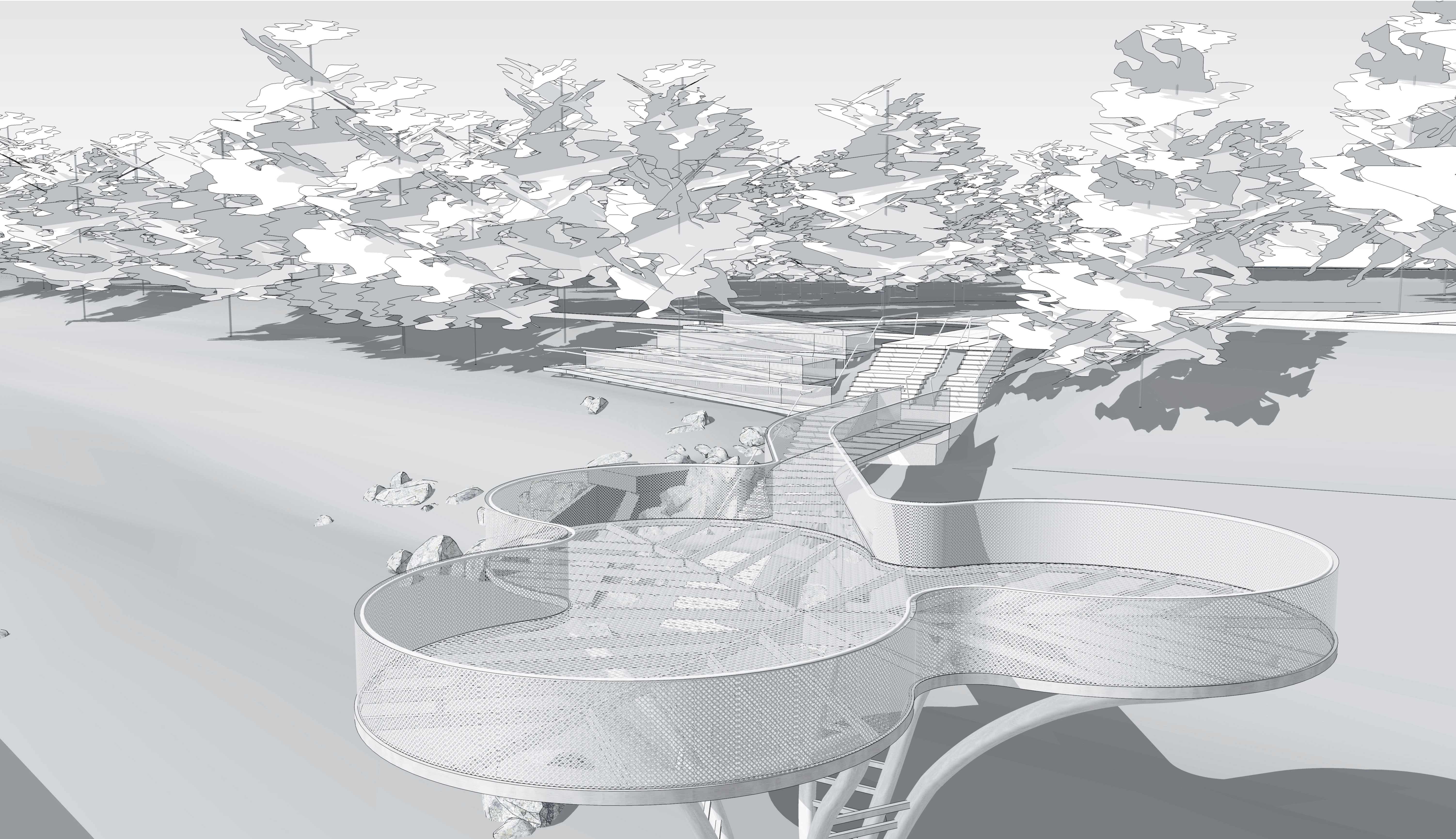 VIEWING PLATFORM NEAR KRASNOYARSK DAM / Version 2 | OOO ADM (OOO Architecture Design Modeling)-9