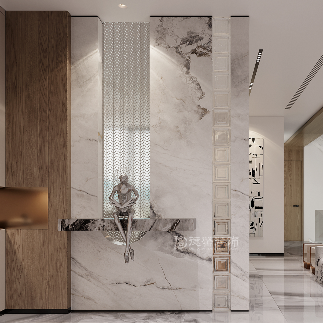 金地香山湖阅风华 · 现代轻奢别墅设计丨汤志华,周海铭-6