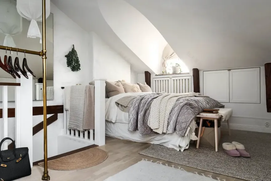 斯德哥尔摩 61m2 复古小镇屋,完美融合现代生活与古典魅力-12