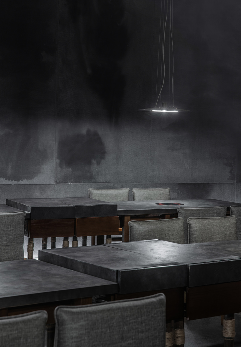 蜀地文化水墨韵味的餐厅空间设计-19