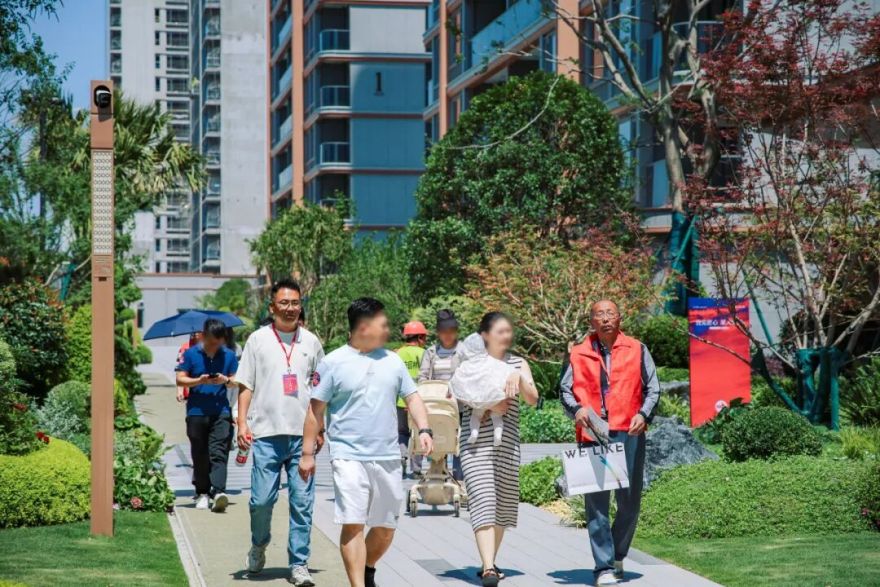 悦见匠心渐入家境|悦潮云望府工地开放日圆满落幕-11