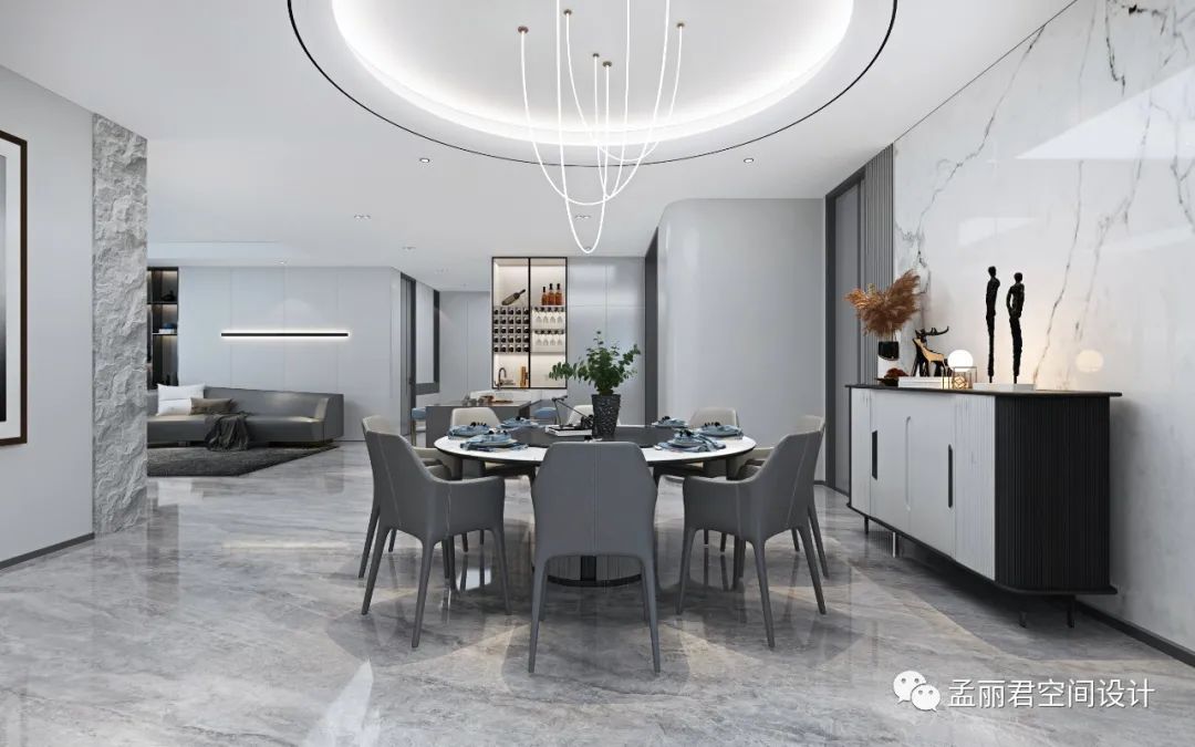 齐润楼王大平层极简风格设计丨原创设计-20