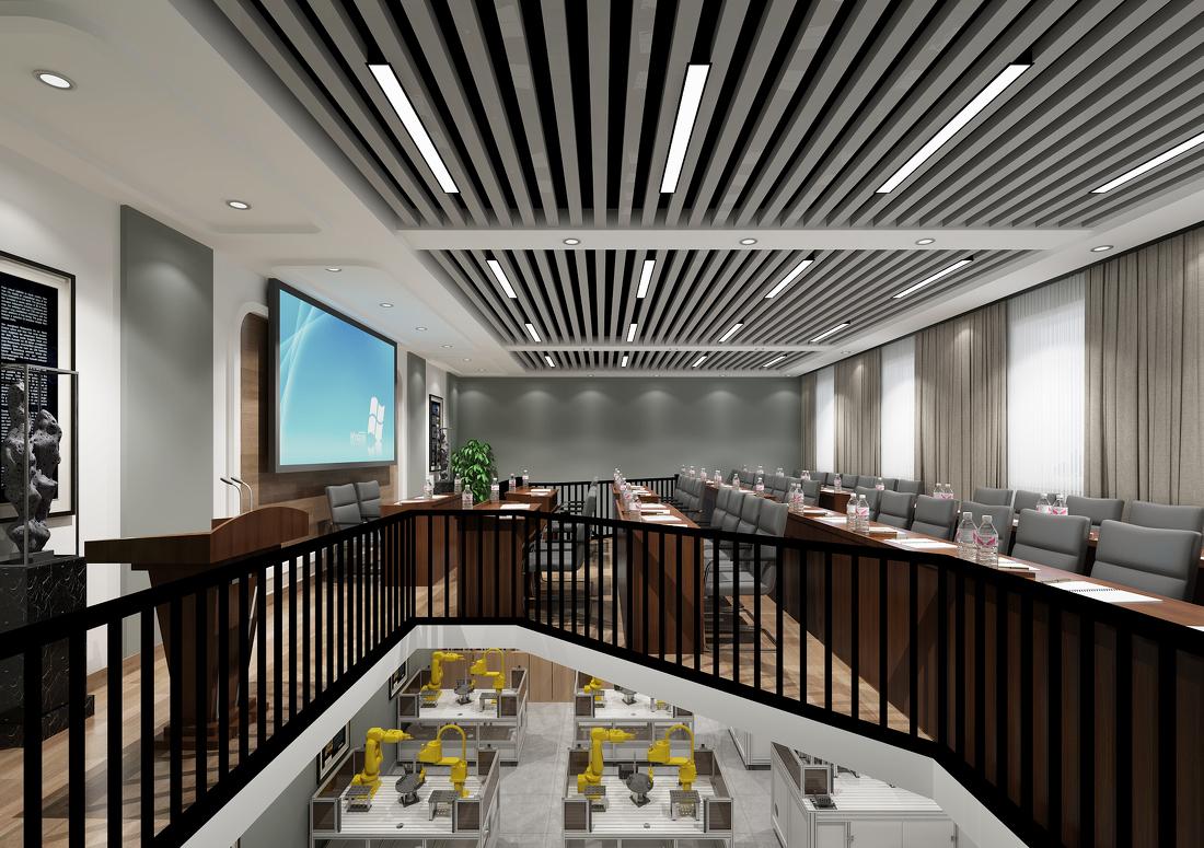 
工大航空学院展厅设计 -16