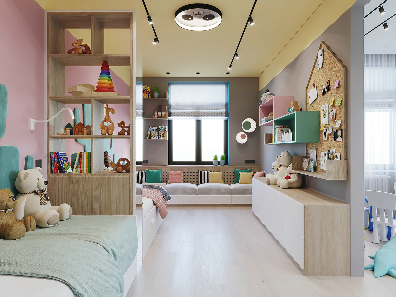 简约风的多彩家居空间设计-14