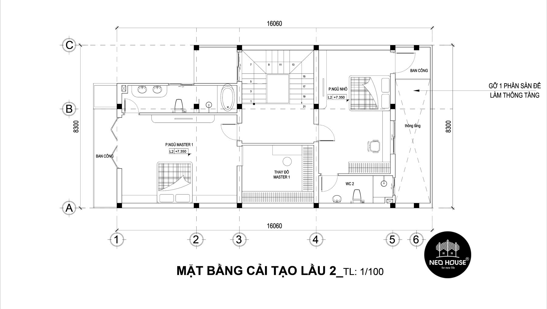 现代三层美宅设计典范 | NEOHouse 打造 Tan Phú 130 平米办公空间-13