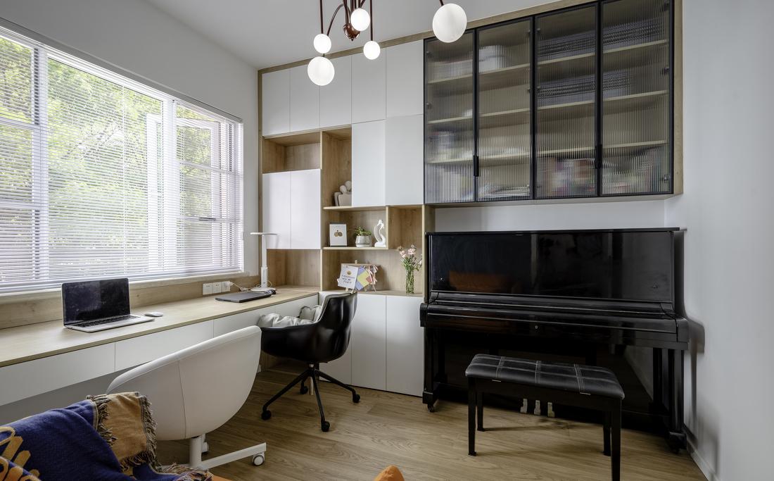 轻美式田园风平层设计丨乐蜂壹玖柒玖设计院-45