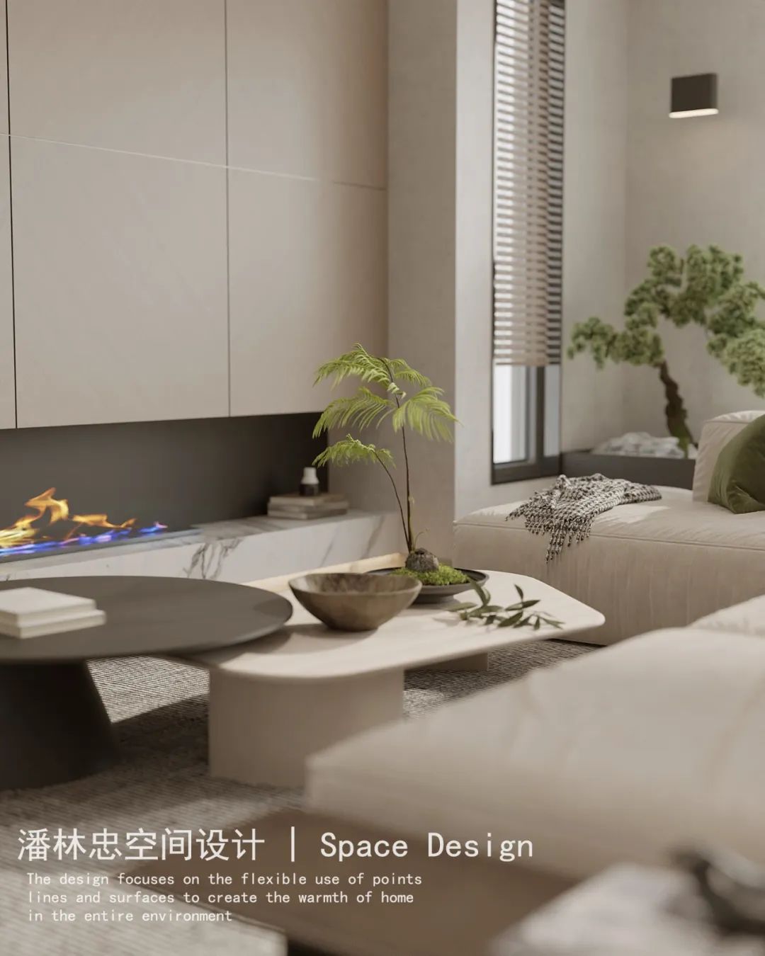 湖州现代简约住宅丨中国湖州丨潘林忠空间设计-8