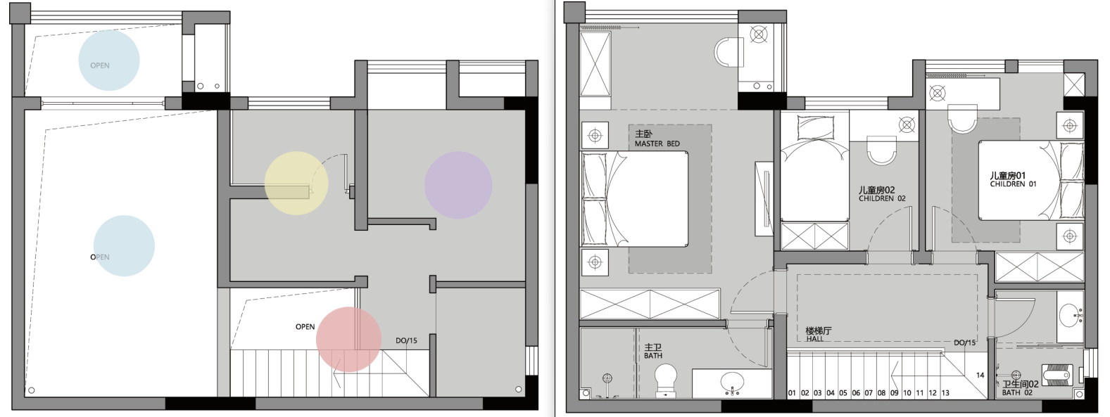 跃层空间,成长型家居设计-13