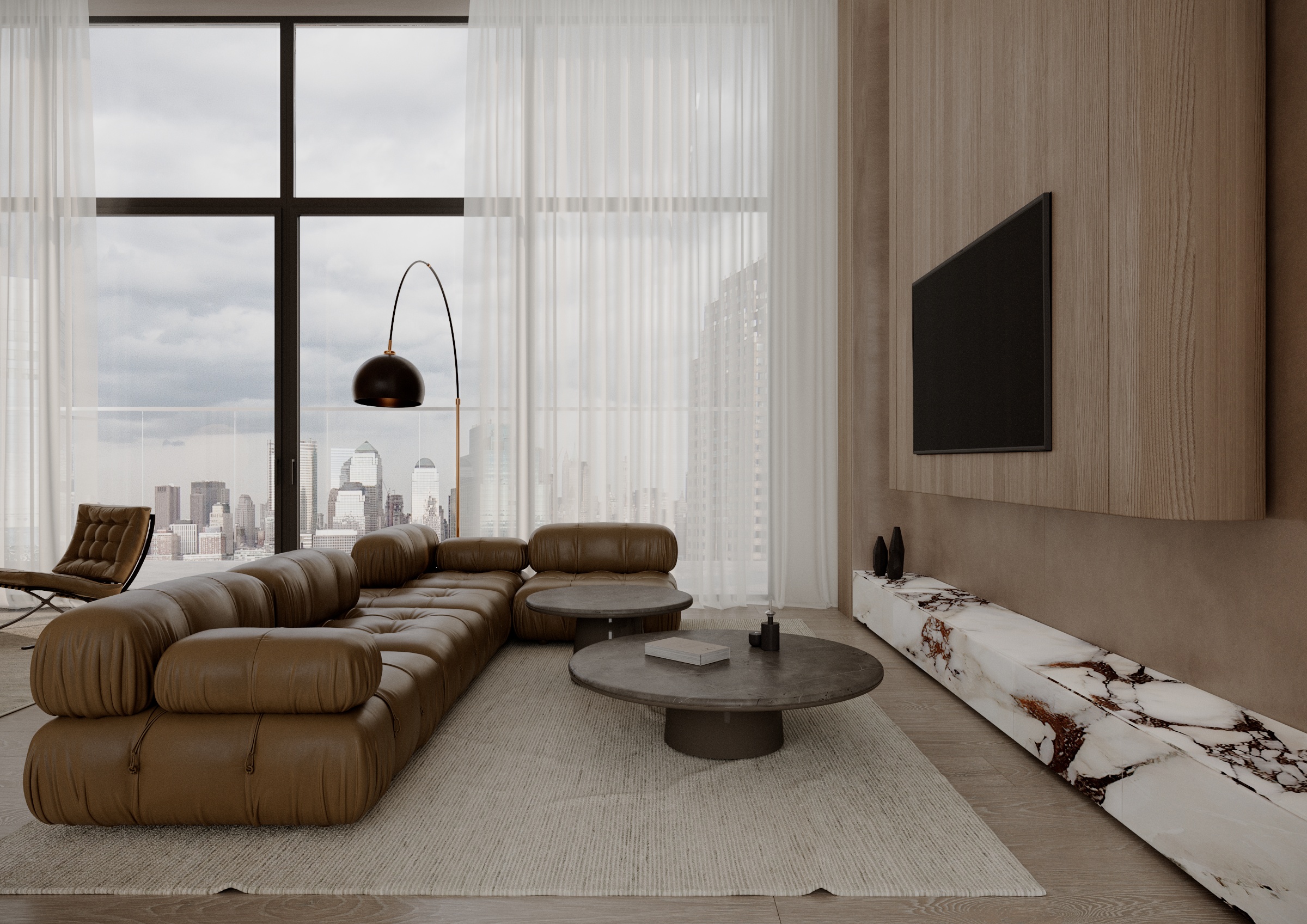 Bedroom and lounge zone-1