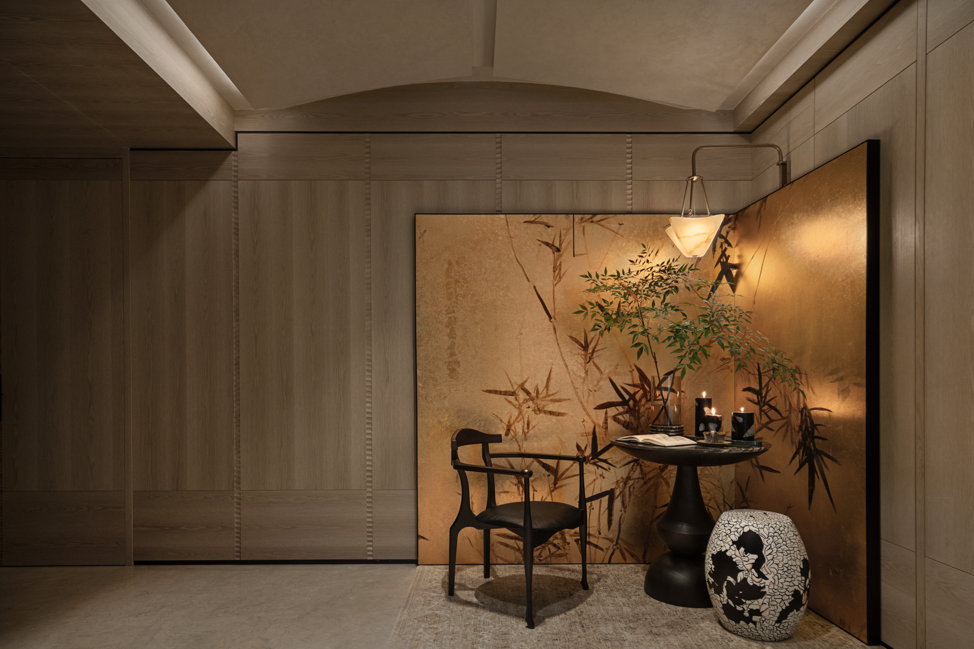 【IF DESIGN】新松弛主义丨杭州咏湖云庐中叠丨中国杭州丨软装IF DESIGN羽果设计-19