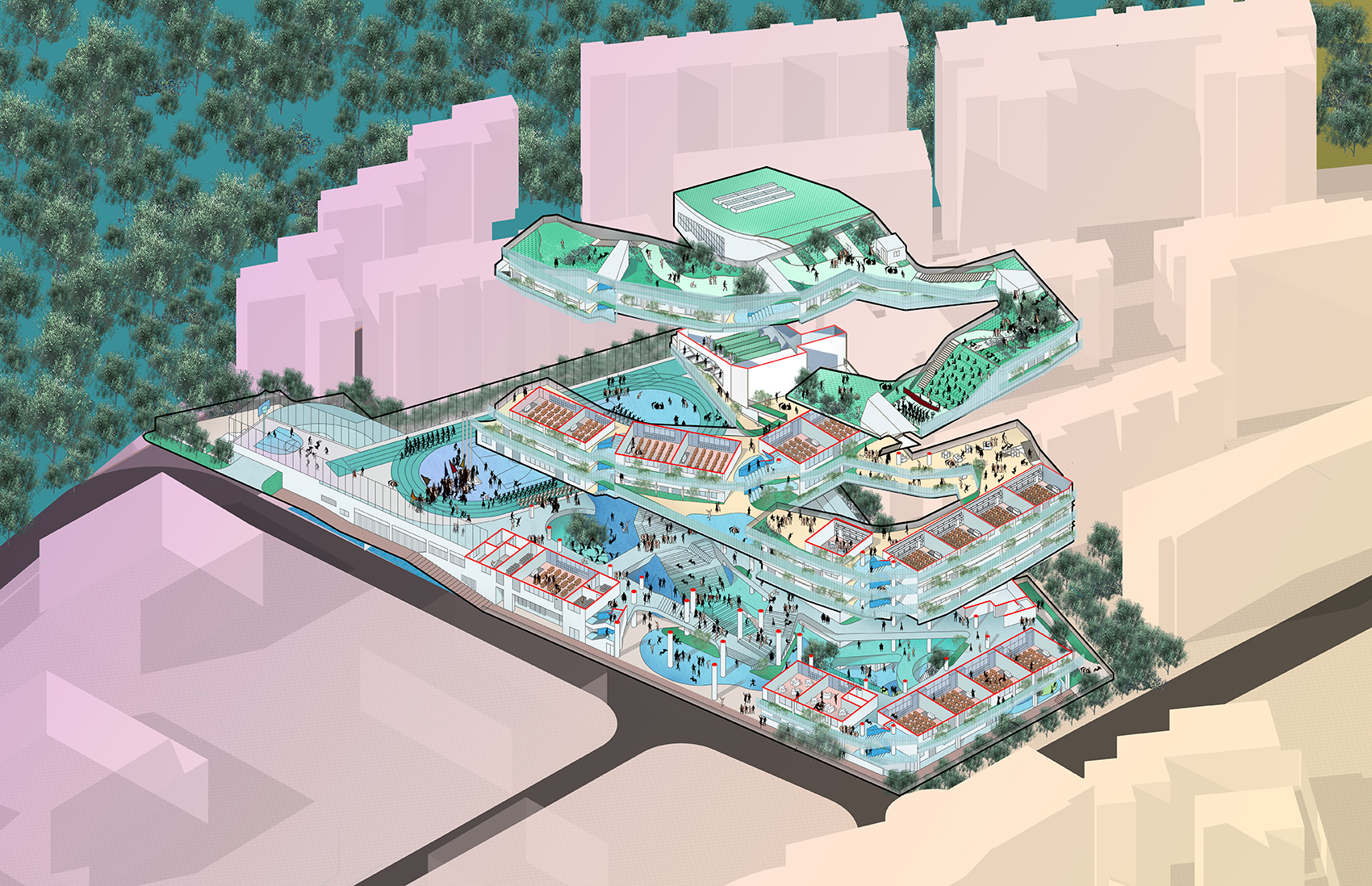 明德五洲小学丨中国深圳丨众建筑,中建科技集团等多家合作方-14