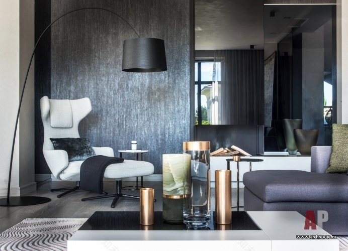 Новорижском шоссе处带情感建筑风格的小型住宅丨Мавродиева Ирина,Гога Артур-16