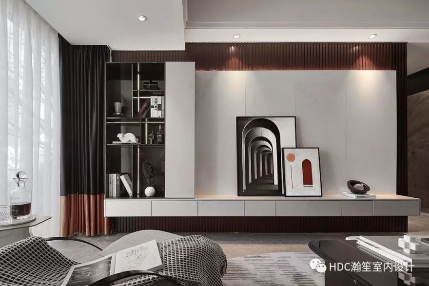 金为·铂鹭风华 A4 户型 | 85㎡现代橙色家居,尽显温暖与优雅-15